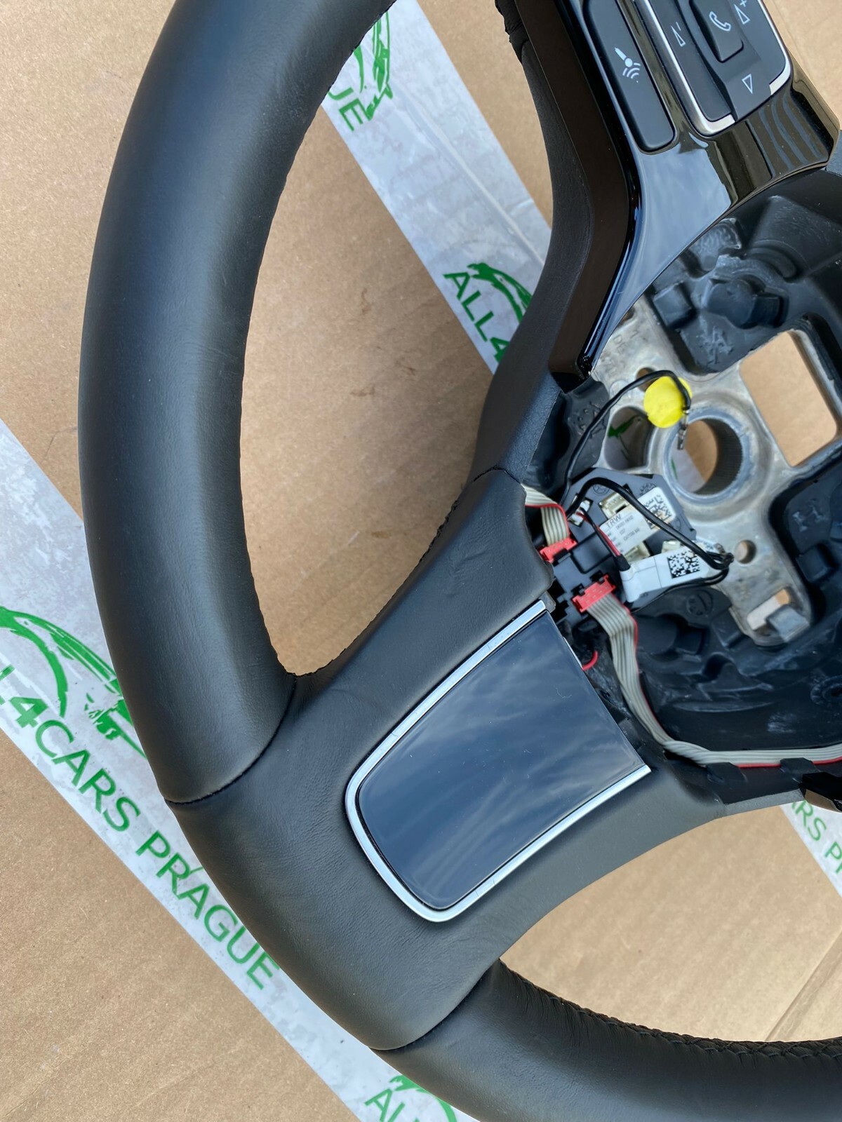 VW TOUAREG 7P SPORT LEDERLENKRAD 3 SPEICHEN MIT MFA 7P6419091D NGB ORIGINAL - Obrázek 5