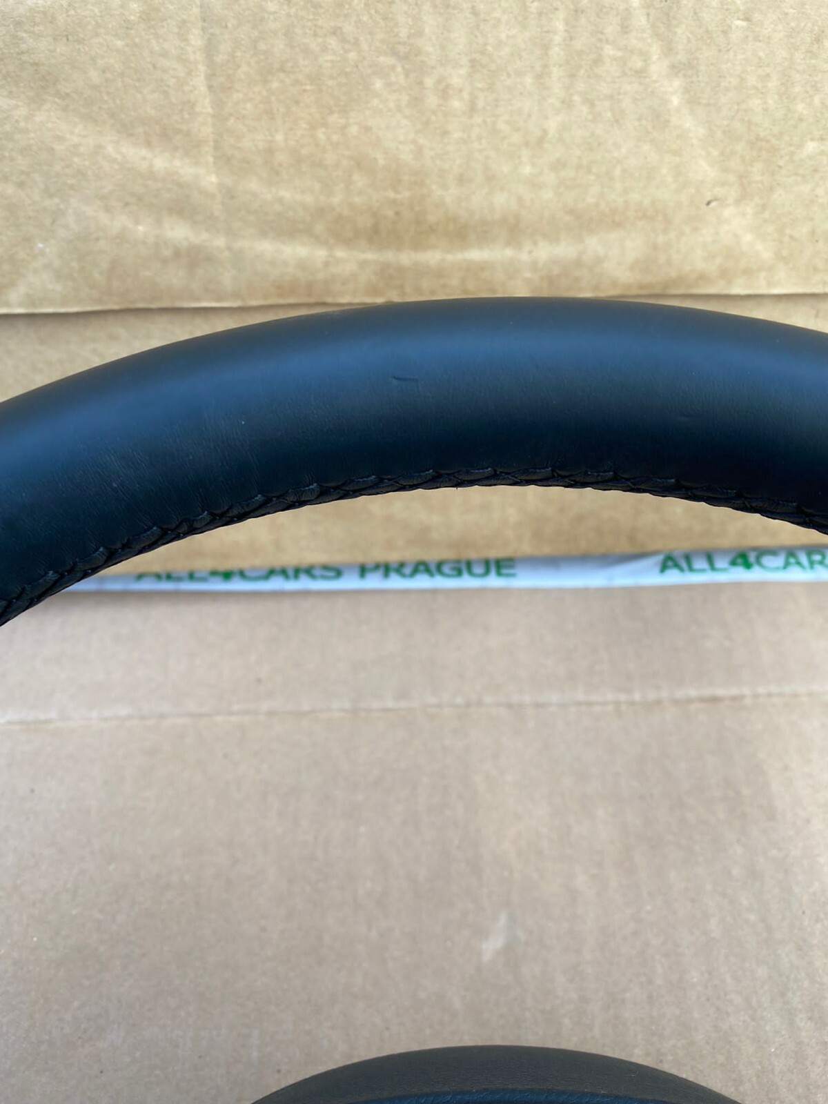 VW TOUAREG 7P SPORT LEDERLENKRAD 3 SPEICHEN MIT MFA 7P6419091D NGB ORIGINAL - Obrázek 9