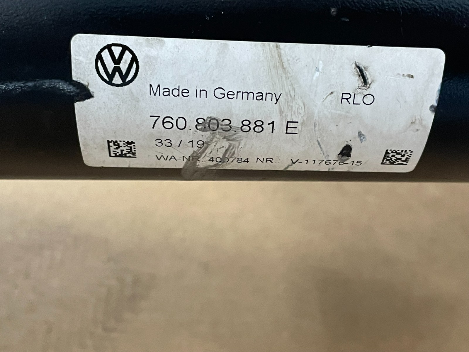 VW TOUAREG CR7 Anhängerkupplung Elektrisch Schwenkbar 760803881E 760803881H Orig - Obrázek 4