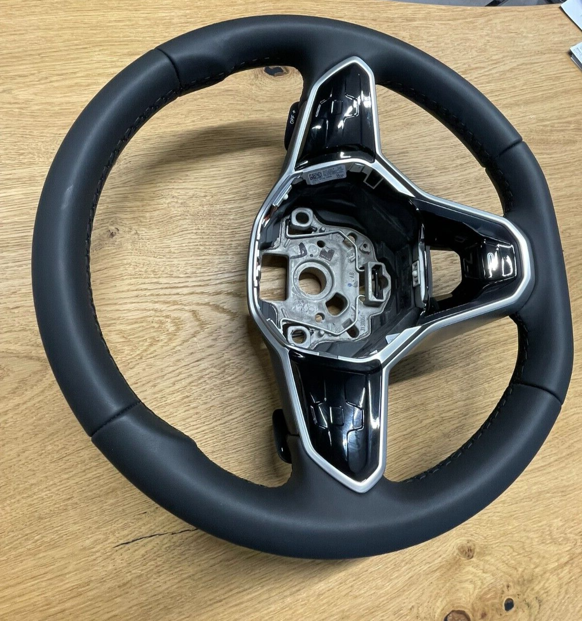 VW TOUAREG MULTIFUNKTIONS LEDER LENKRAD SPORT "R" 760419089Q FAST NEU TEST CAR - Obrázek 20