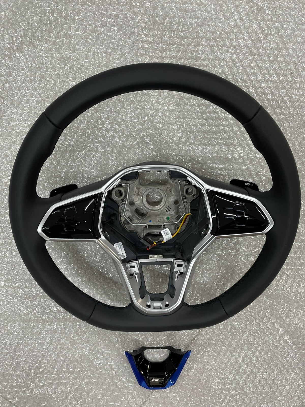 VW TOUAREG MULTIFUNKTIONS SPORT LENKRAD BEHEIZT "R" 760419089S Fast Neu Test Car - Obrázek 19