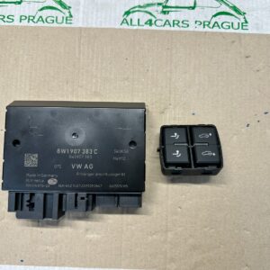 VW TOUAREG STEUERGERÄT ANHÄNGERKUPPLUNG 8W1907383C + SCHALTER 760959511 NEU ORIG