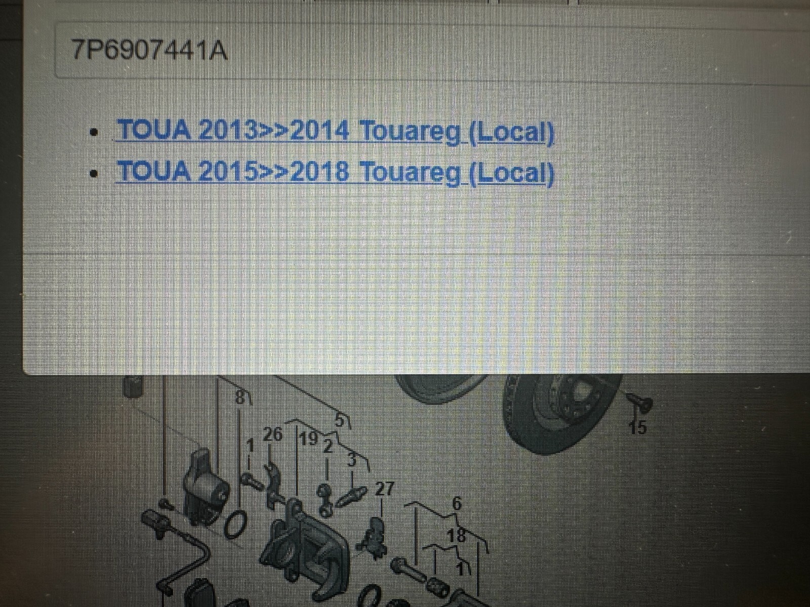 VW TOUAREG STEUERGERÄT RÜCKFAHRKAMERASYSTEM 7P6907441A dem vom test Car-fast Neu - Obrázek 10