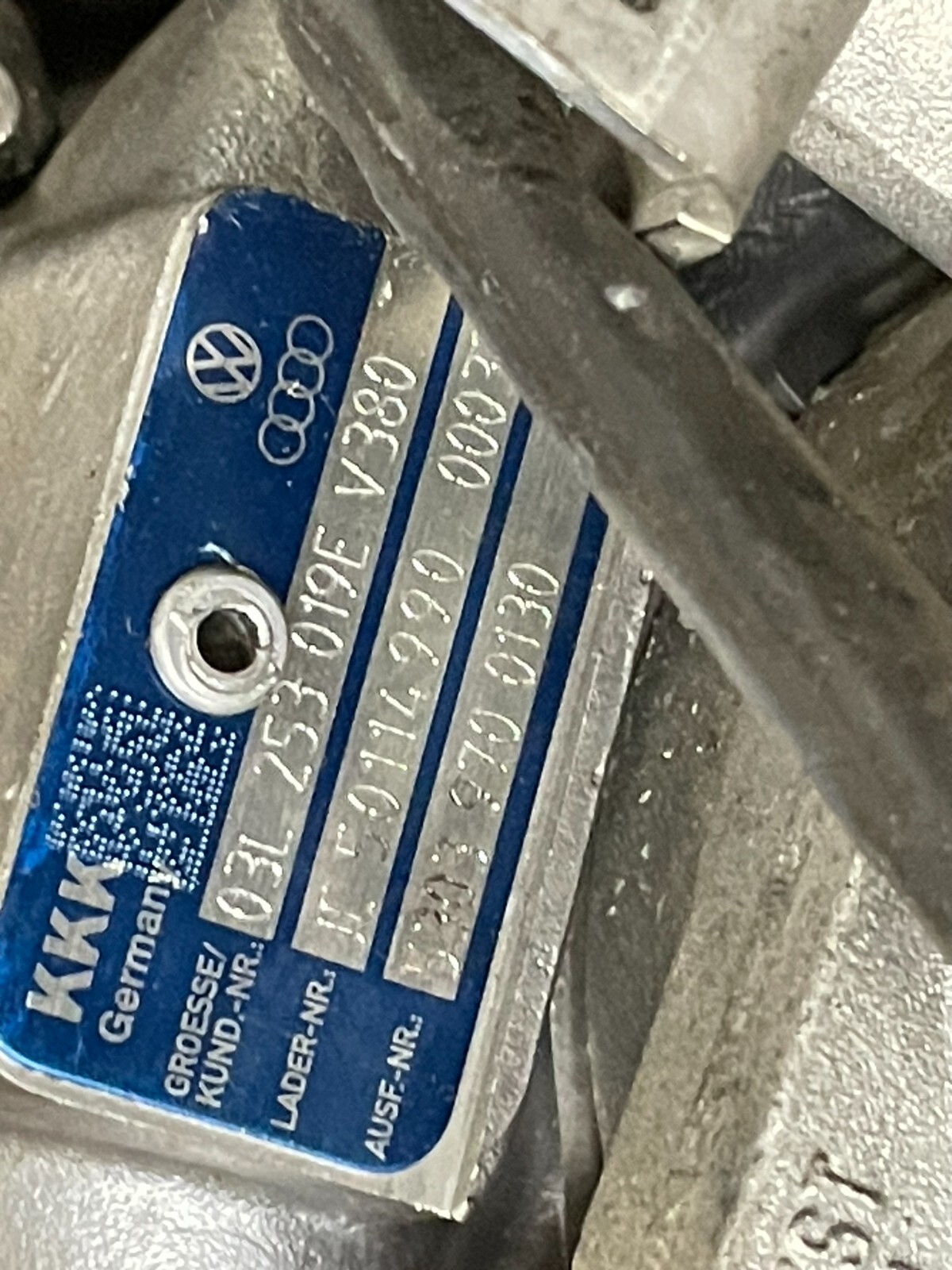 VW TURBOLADER 2.0TDI CBAB CFFB CBDB CBDA CBEA 03L253019E FAST NEU TEST WAGEN... - Obrázek 13