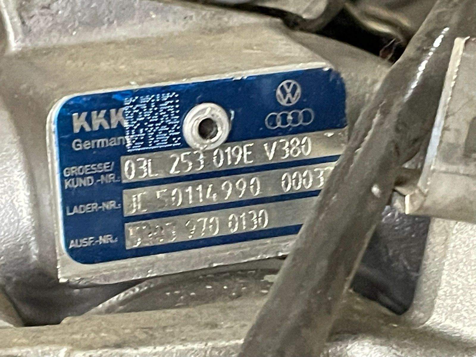 VW TURBOLADER 2.0TDI CBAB CFFB CBDB CBDA CBEA 03L253019E FAST NEU TEST WAGEN... - Obrázek 6