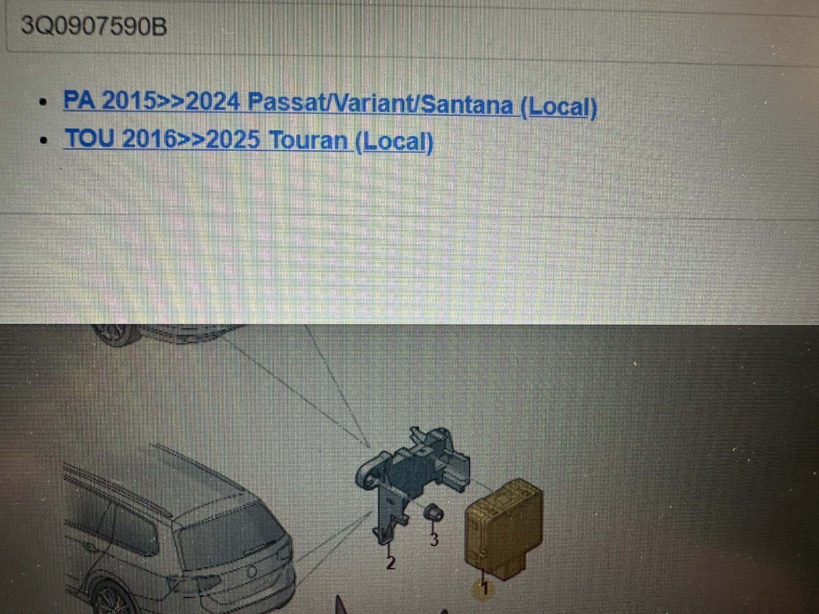 3Q0907590B VW PASSAT-TOURAN STEUERGERÄT SPURWECHSELASSISTENT-FAST NEU TEIL ..... - Obrázek 13