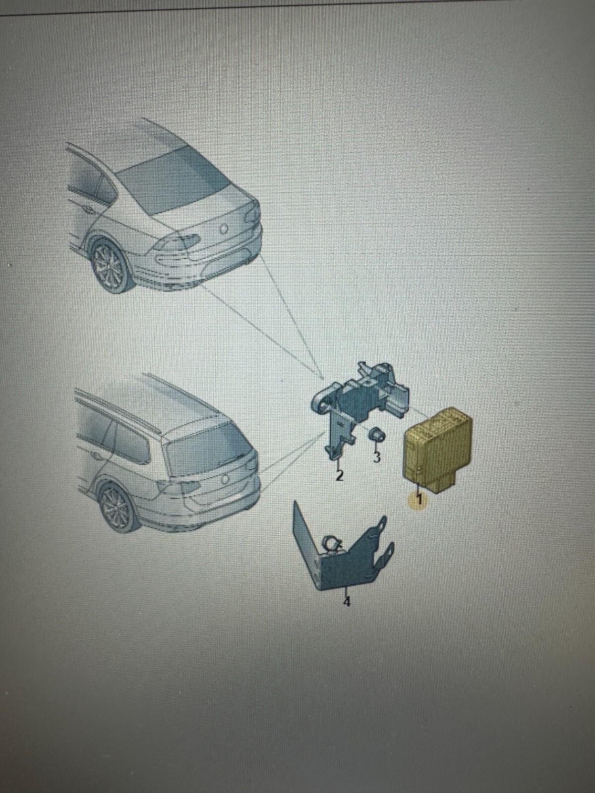 3Q0907590B VW PASSAT-TOURAN STEUERGERÄT SPURWECHSELASSISTENT-FAST NEU TEIL ..... - Obrázek 14