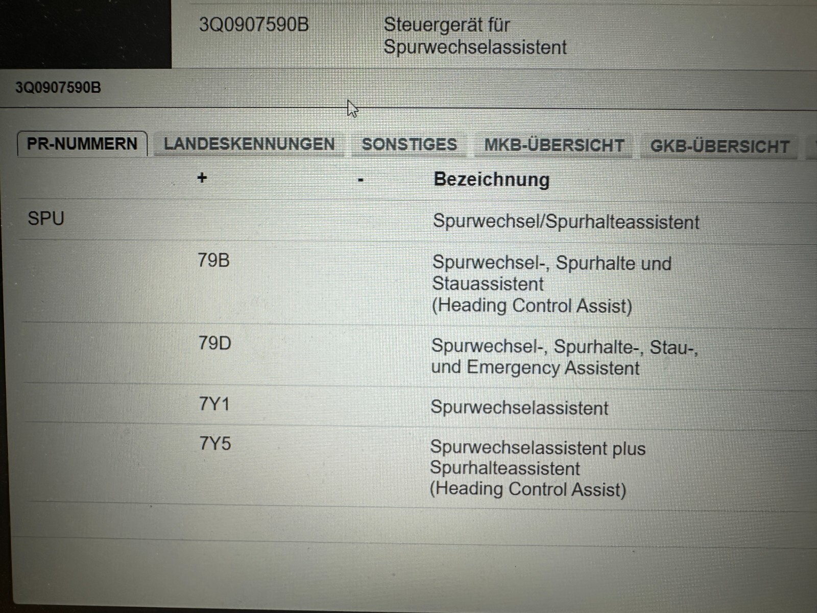 3Q0907590B VW PASSAT-TOURAN STEUERGERÄT SPURWECHSELASSISTENT-FAST NEU TEIL ..... - Obrázek 16