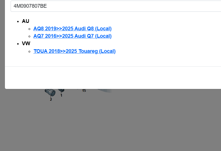 4M0907807BE AUDI Q7 Q8 VW TOUAREG 3.0 TDI NOX SENSOR 4M0907807BE ORIG. AUDI NEU! - Obrázek 4