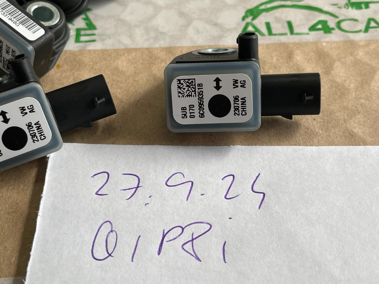 6C0959351B VW SKODA SEAT CRASH BESCHLEUNIGUNGSSENSOR 6C0959351B ORIG NEU - Obrázek 15