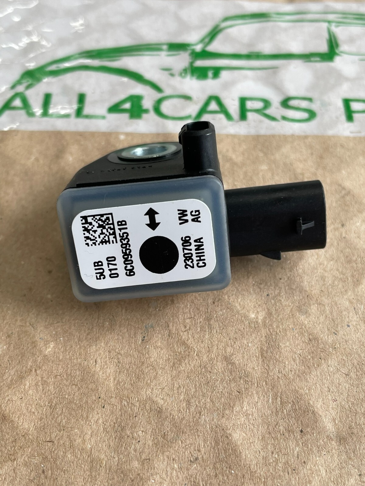 6C0959351B VW SKODA SEAT CRASH BESCHLEUNIGUNGSSENSOR 6C0959351B ORIG NEU - Obrázek 7