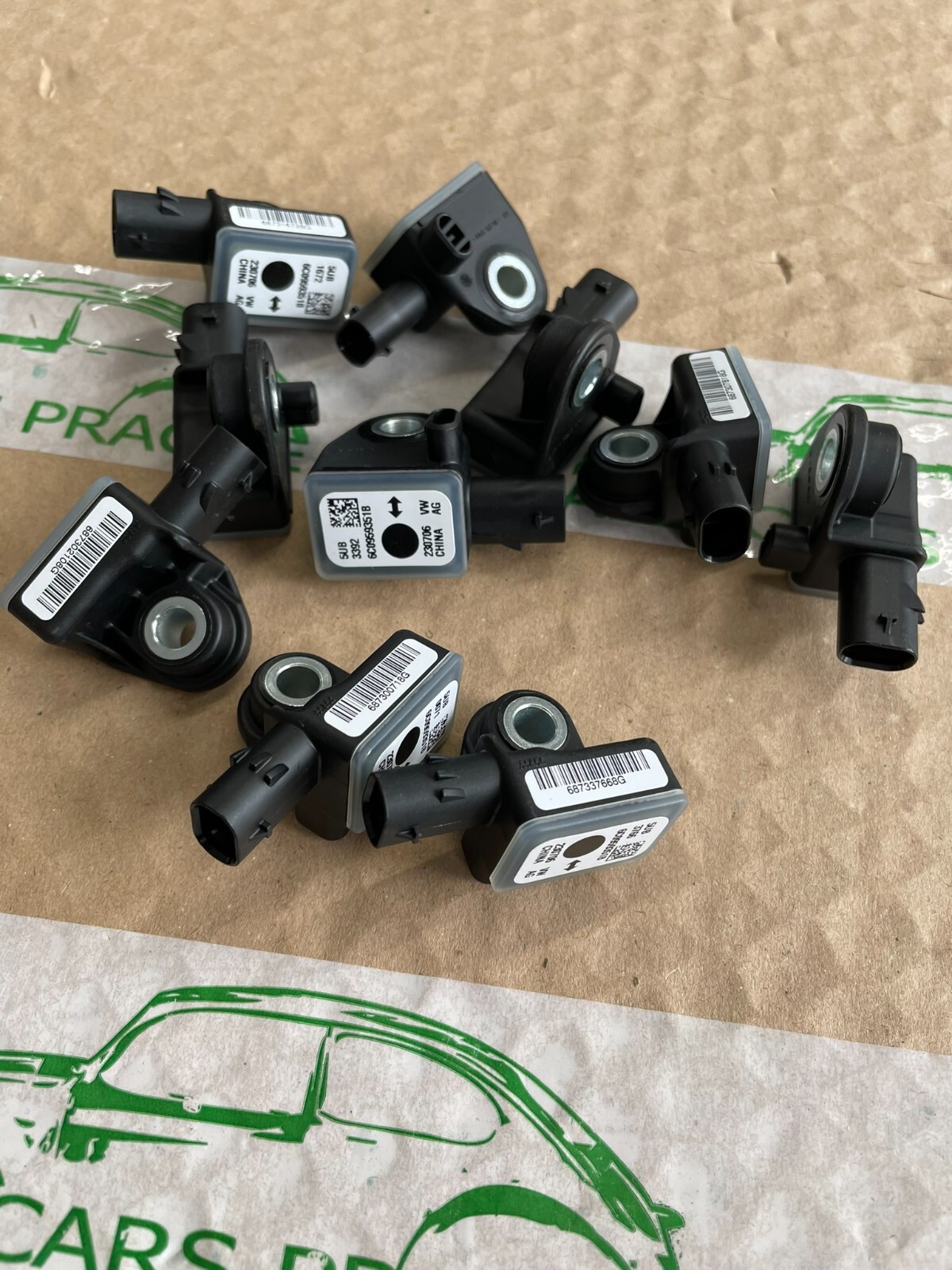 6C0959351B VW SKODA SEAT CRASH BESCHLEUNIGUNGSSENSOR 6C0959351B ORIG NEU - Obrázek 8