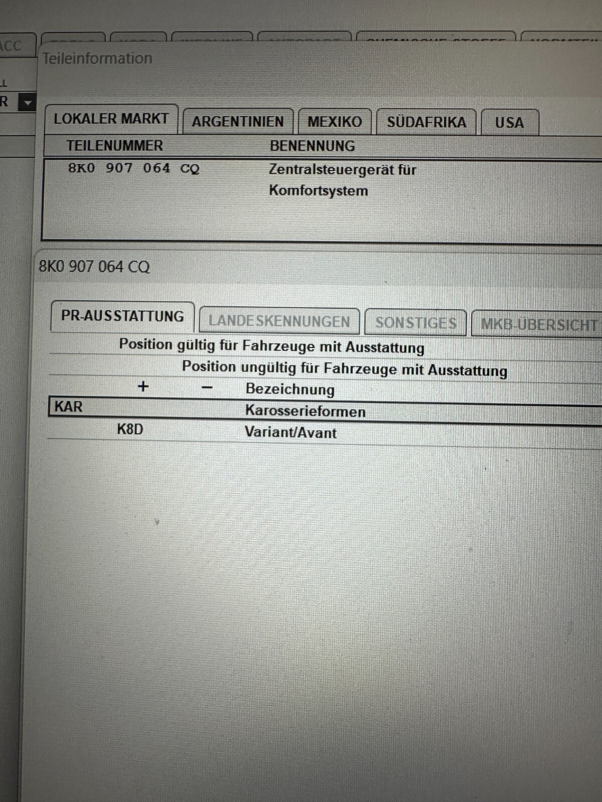 8K0 907 064 CP AUDI A4,A5,RS5,Q5 KOMFORTSTEUERGERÄT BCM 8K0907064CP TEST WAGEN - Obrázek 19
