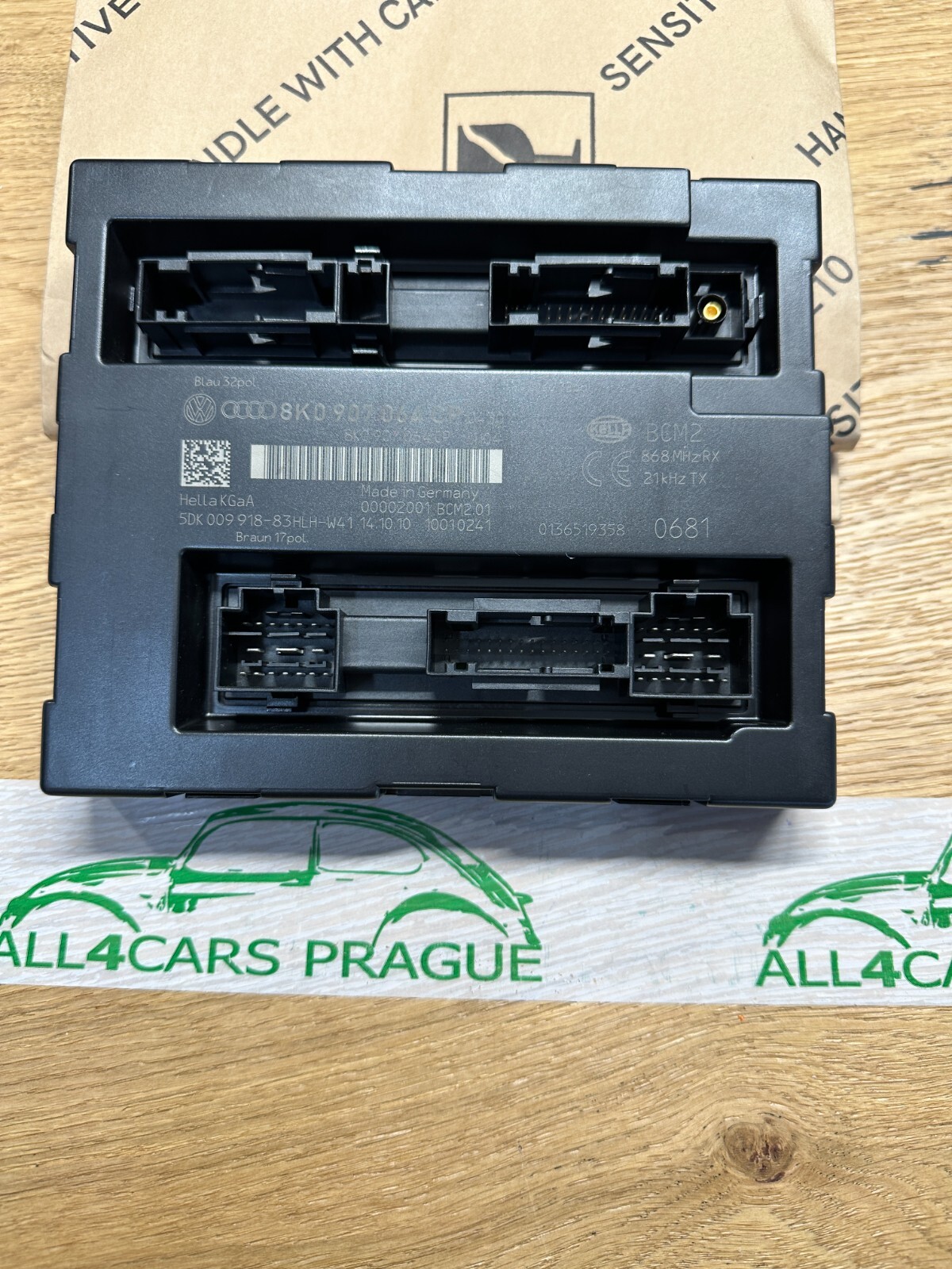 8K0 907 064 CP AUDI A4,A5,RS5,Q5 KOMFORTSTEUERGERÄT BCM 8K0907064CP TEST WAGEN