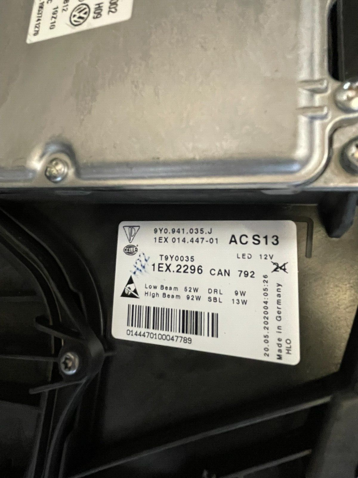 9Y0941035J PORSCHE CAYENNE 9Y VOLL LED SCHEINWERFER LINKS 9Y0941035J ORIG NEU ! - Obrázek 11