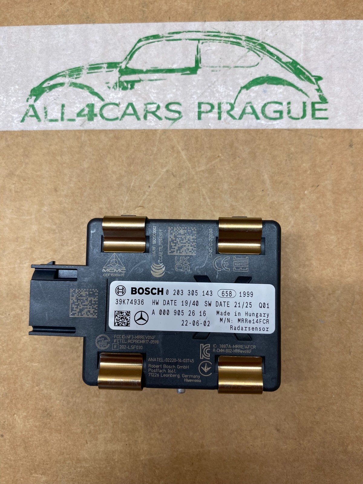 A0009052616 MERCEDES-BENZ FRONTRADARSENSOR A0009052616 ORIGINAL TEIL NEU !!!!!!