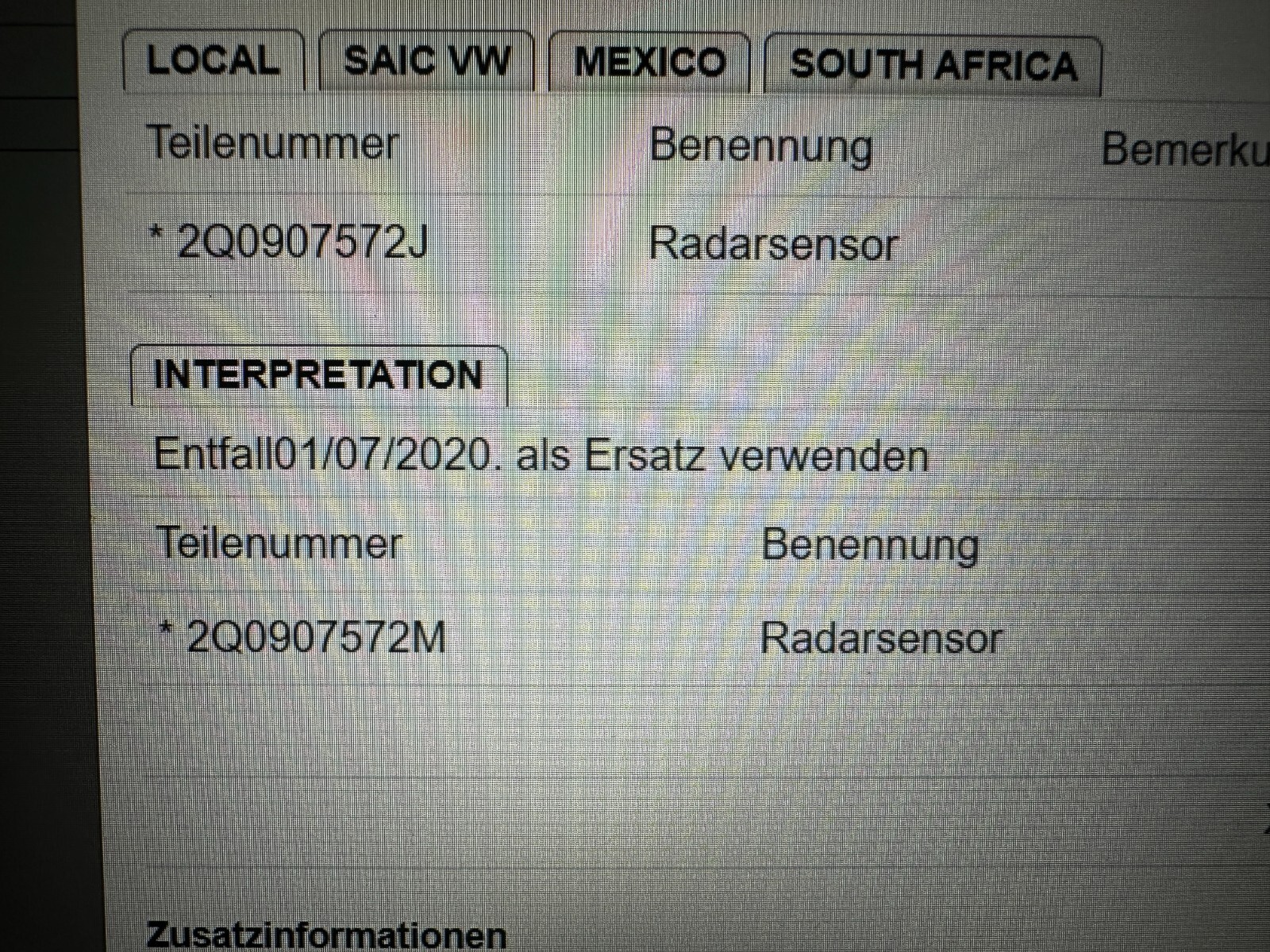 ACC RADAR SKODA KODIAQ-SKODA KAROQ ACC RADAR 2Q0907572J + KAMERA 5Q0980546A NEU! - Obrázek 6
