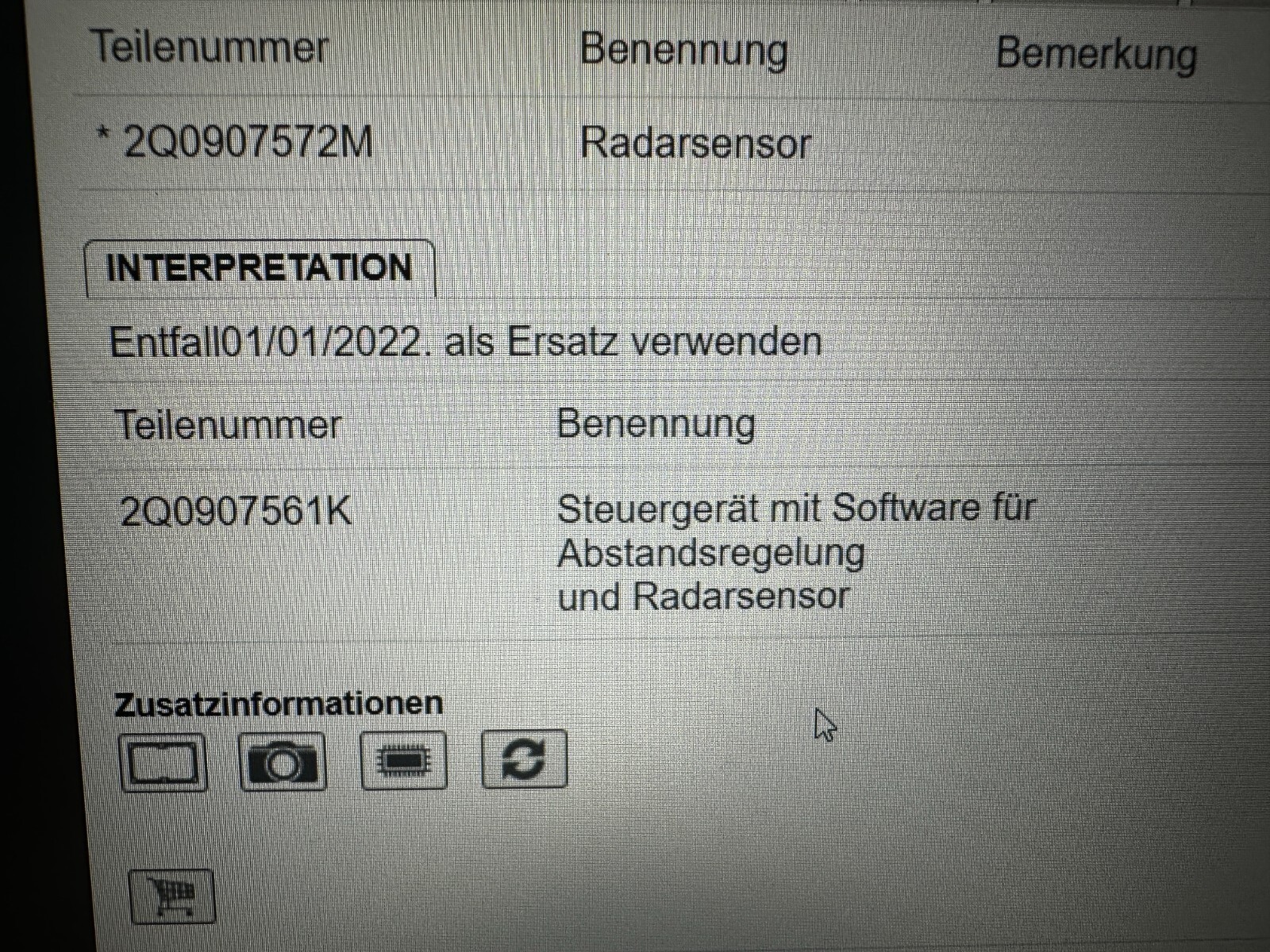 ACC RADAR SKODA KODIAQ-SKODA KAROQ ACC RADAR 2Q0907572J + KAMERA 5Q0980546A NEU! - Obrázek 7