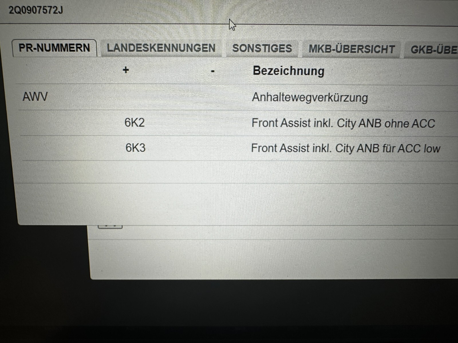 ACC RADAR SKODA KODIAQ-SKODA KAROQ ACC RADAR 2Q0907572J + KAMERA 5Q0980546A NEU! - Obrázek 8