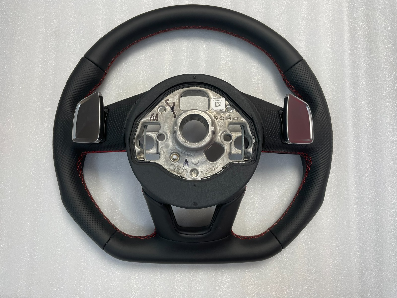 AUDI A3 S3 8Y LENKRAD SPORT ABGEFLACHT GELOCHT SCHALTWIPPEN 8Y0419091Q ORIG NEU - Obrázek 18