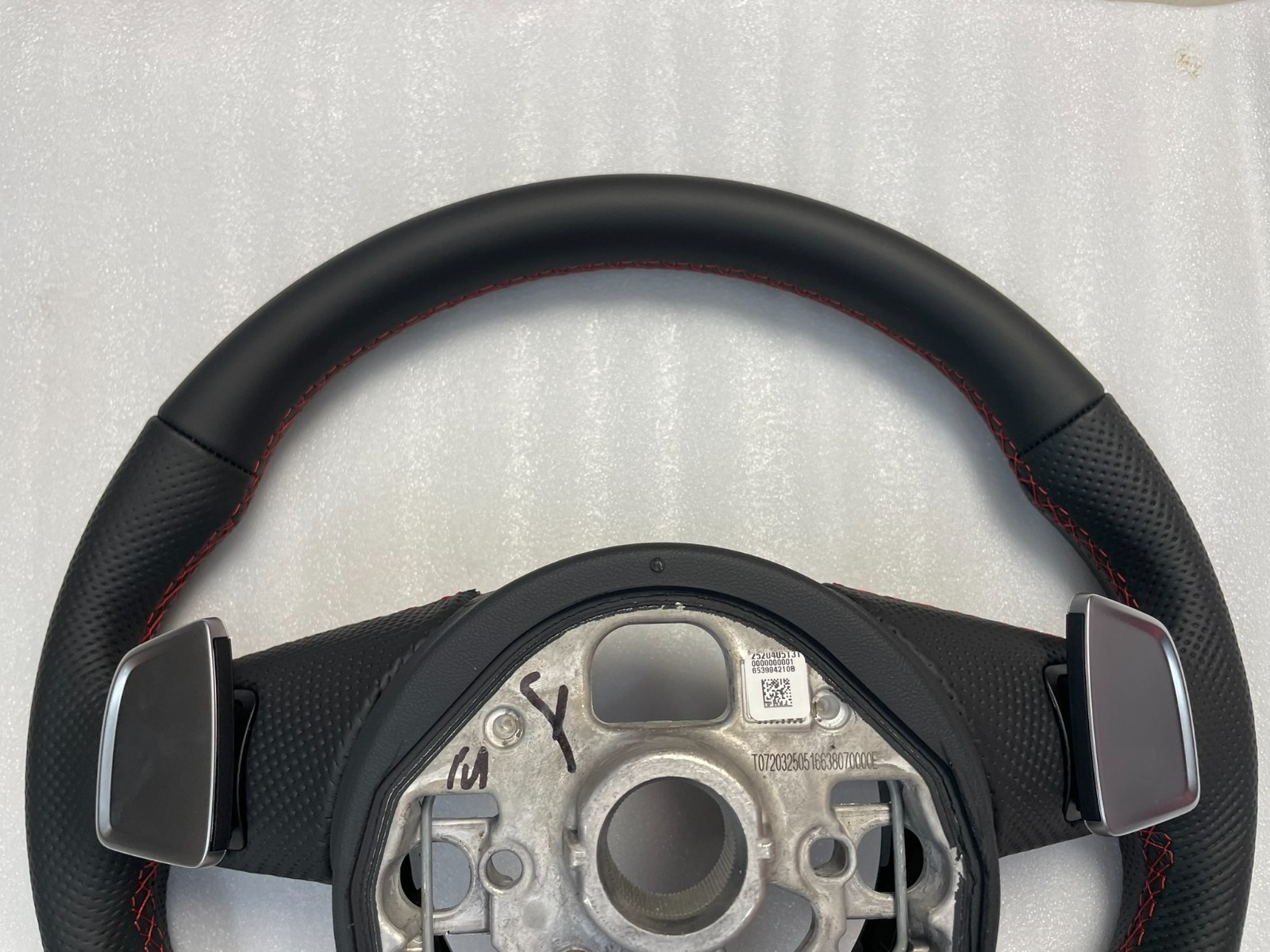 AUDI A3 S3 8Y LENKRAD SPORT ABGEFLACHT GELOCHT SCHALTWIPPEN 8Y0419091Q ORIG NEU - Obrázek 23