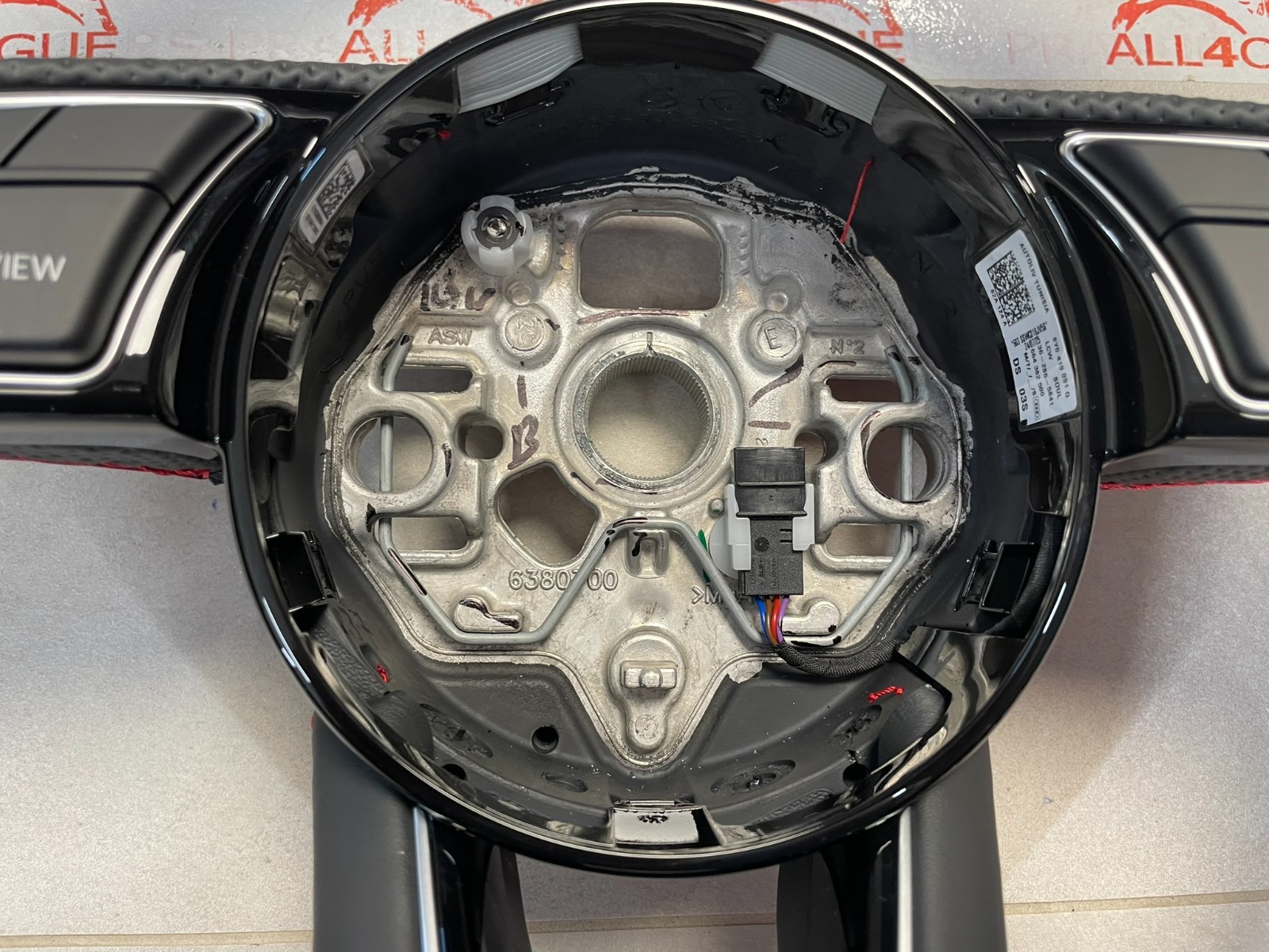 AUDI A3 S3 8Y LENKRAD SPORT ABGEFLACHT GELOCHT SCHALTWIPPEN 8Y0419091Q ORIG NEU - Obrázek 9