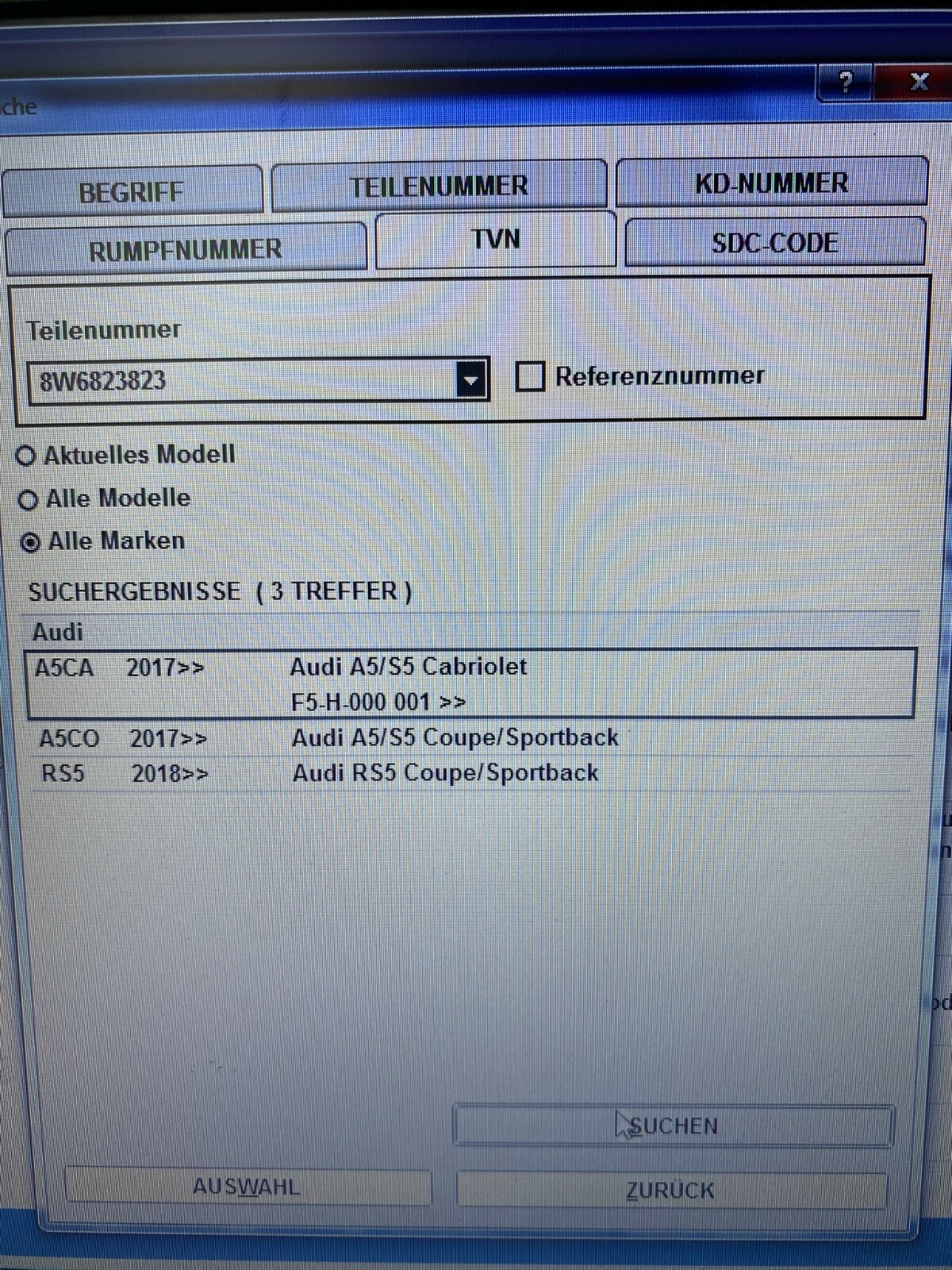 AUDI A5/S5/RS5 AUSLOSER FUR FUSSGANGER SCHUTZ 8W6823823 ORIGINAL NEU!!!! - Obrázek 11