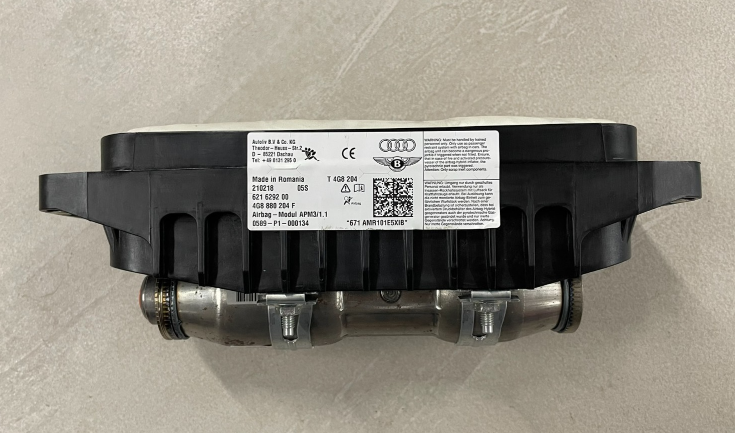 AUDI A6 , A7 , A8 ARMATURENBRETT SICHERHEITSTASCHE SCHUTZ 4G8880204F ORIG NEU - Obrázek 9