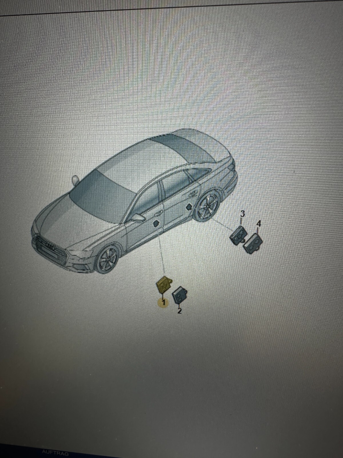 AUDI A6 A7 Q8 E-TRON VW TOUAREG MODUL TÜR STEUERGERÄT 4M1959792K Fast Neu..Orig! - Obrázek 4