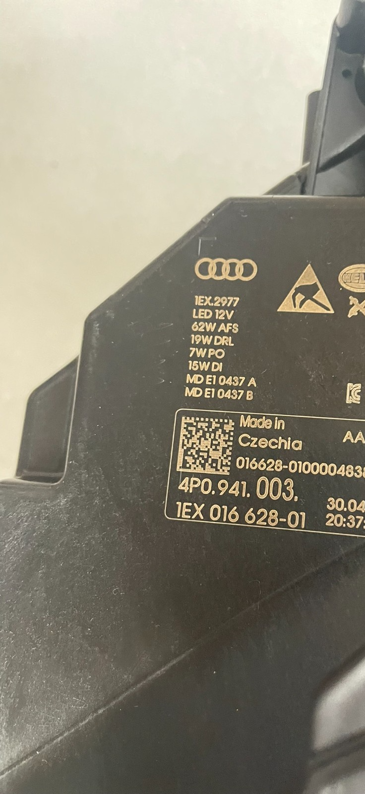 AUDI A6 C9 FRONT SCHEINWERFER LED L+R KOMPLET 4P0941003 + 4P0941004 ORIG NEU ! - Obrázek 5