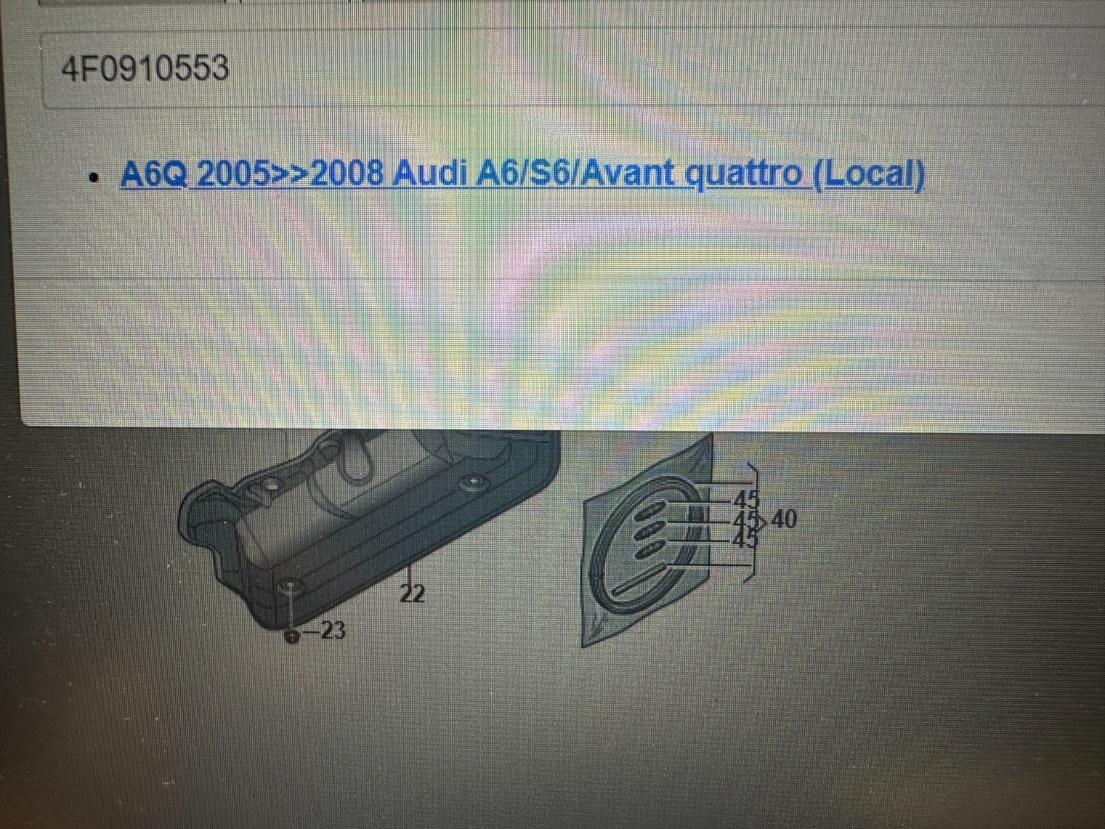 AUDI A6 FAHRWERKSTEUERGERÄT FÜR NIVEAUREGELUNG 4F0910553 FAST NEU DEMONT V TEST. - Obrázek 5