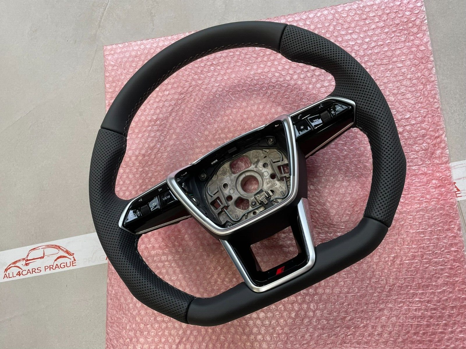 AUDI A6 S6 A7 S7 C8 4K AUDI S SPORT LEDER LENKRAD ABGEFLACHT GELOCHT ORIG.NEU - Obrázek 21