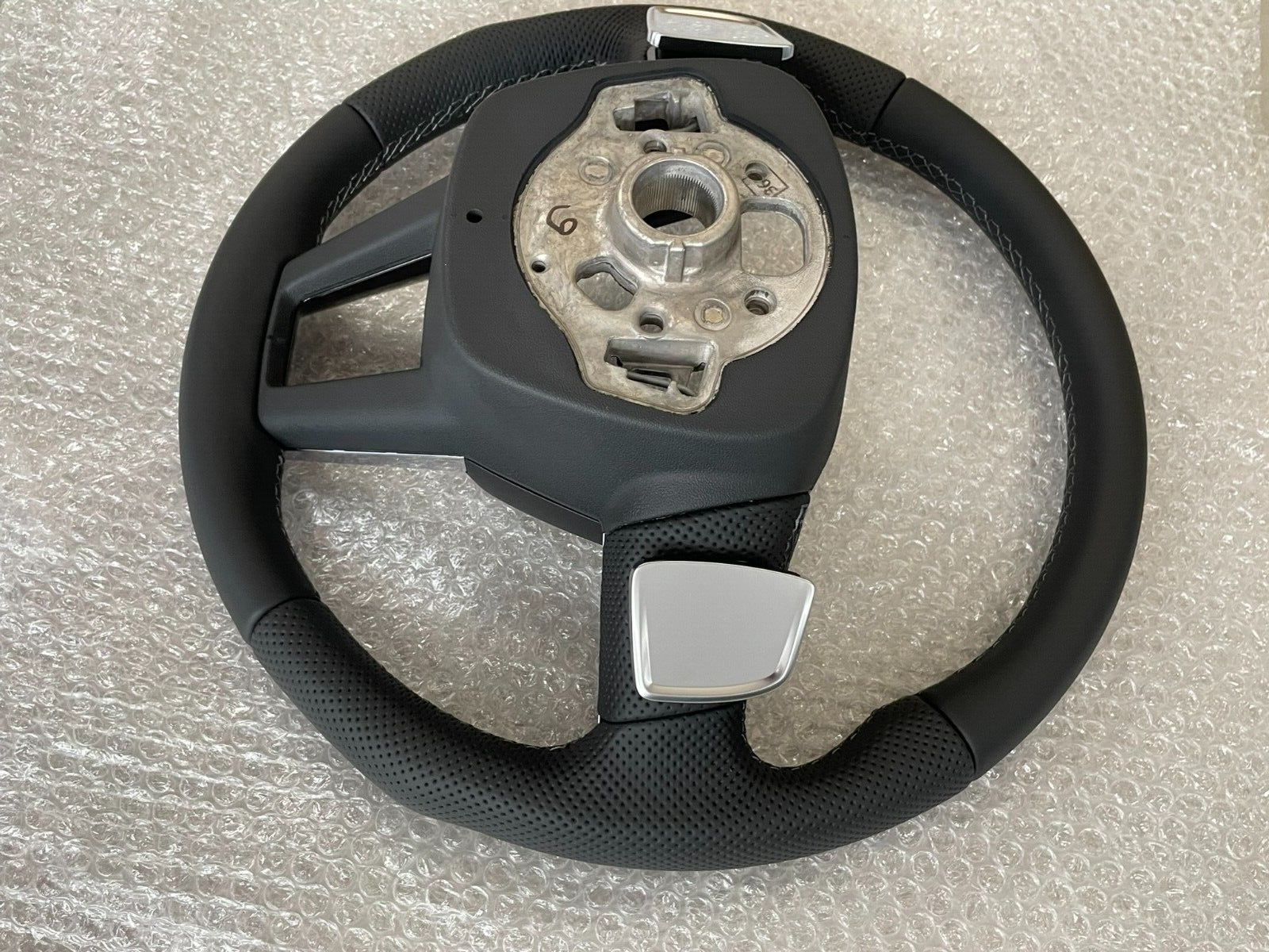 AUDI A6 S6 A7 S7 C8 4K AUDI S SPORT LEDER LENKRAD GELOCHT MIT PADELS NEU ORIG. ! - Obrázek 14