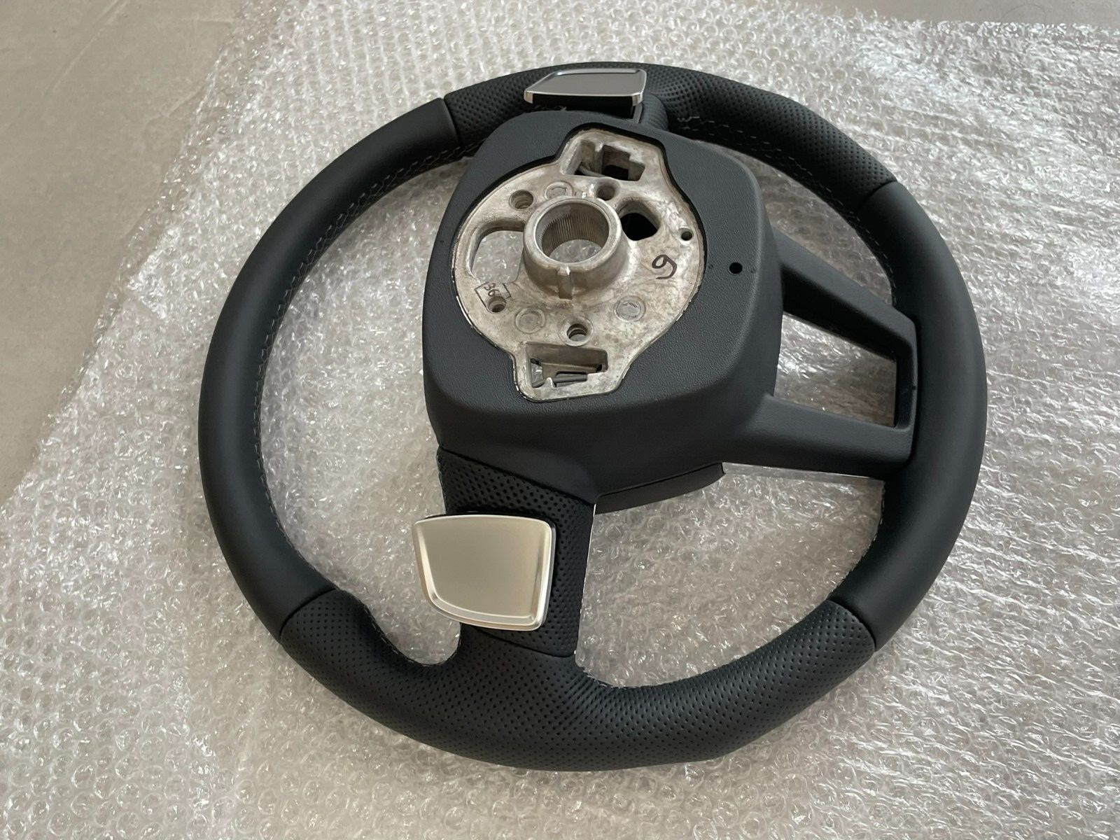 AUDI A6 S6 A7 S7 C8 4K AUDI S SPORT LEDER LENKRAD GELOCHT MIT PADELS NEU ORIG. ! - Obrázek 15