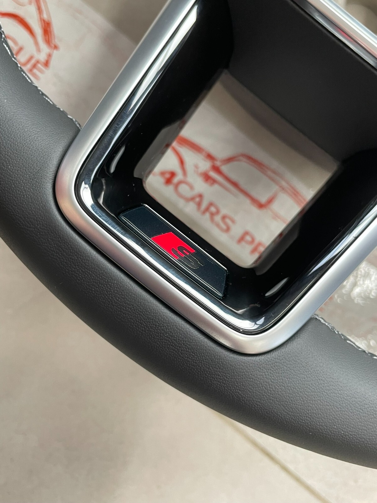 AUDI A6 S6 A7 S7 C8 4K AUDI S SPORT LEDER LENKRAD GELOCHT MIT PADELS NEU ORIG. ! - Obrázek 5