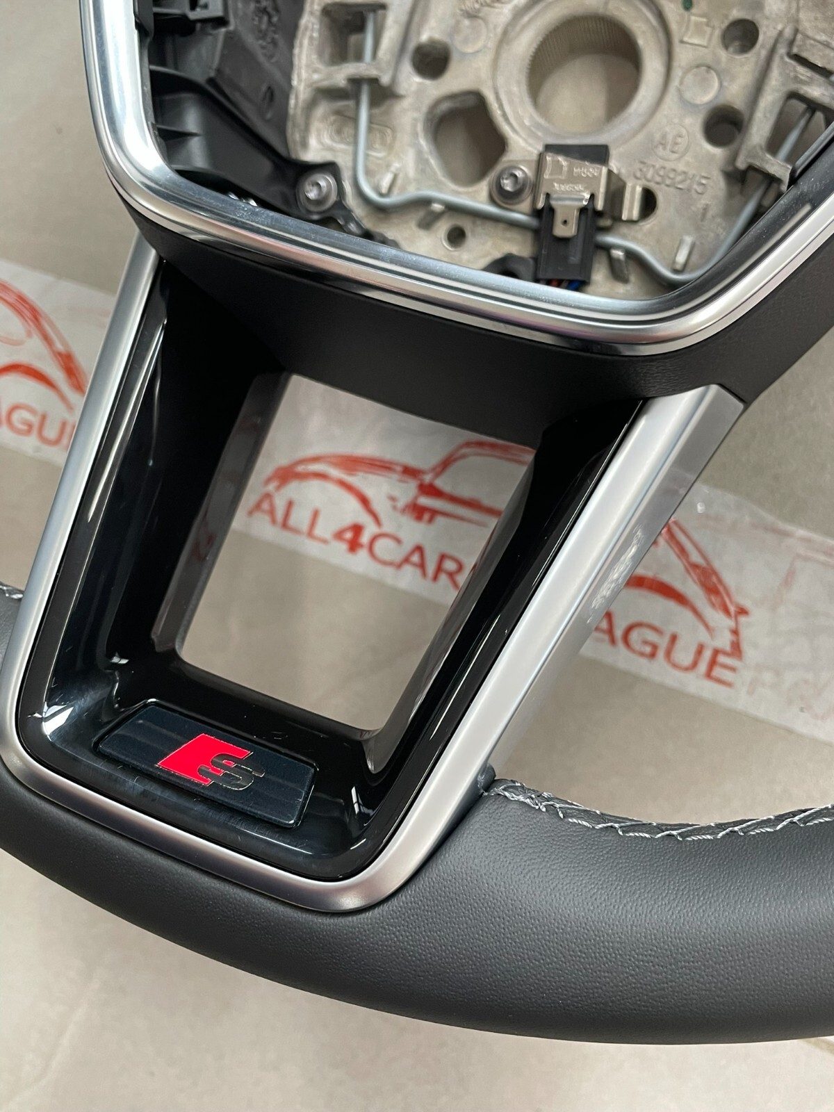 AUDI A6 S6 A7 S7 C8 4K AUDI S SPORT LEDER LENKRAD GELOCHT MIT PADELS NEU ORIG. ! - Obrázek 6