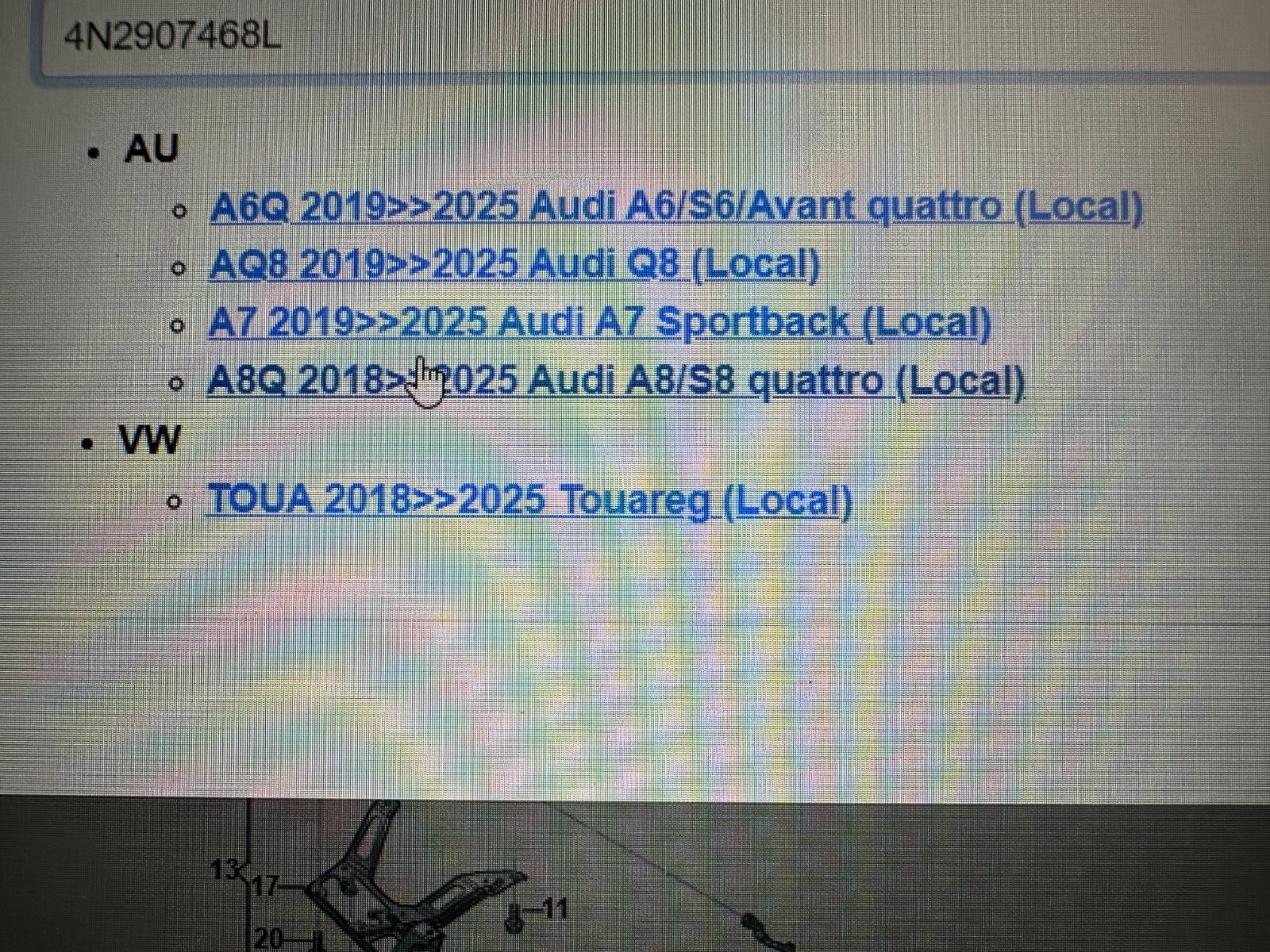 AUDI A6/A7/A8/Q8 DIAGNOSE INTERFACE GATEWAY 4N2907468L Fast Neu dem v Test Car.. - Obrázek 3