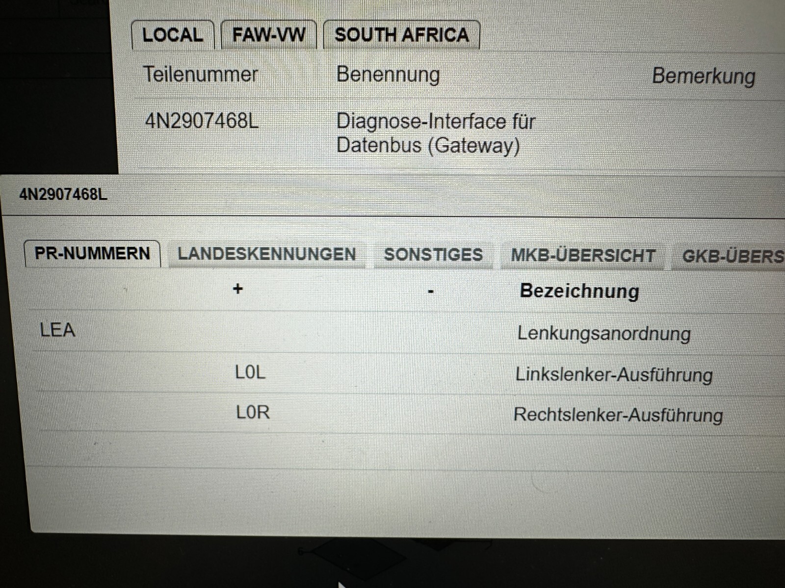 AUDI A6/A7/A8/Q8 DIAGNOSE INTERFACE GATEWAY 4N2907468L Fast Neu dem v Test Car.. - Obrázek 5