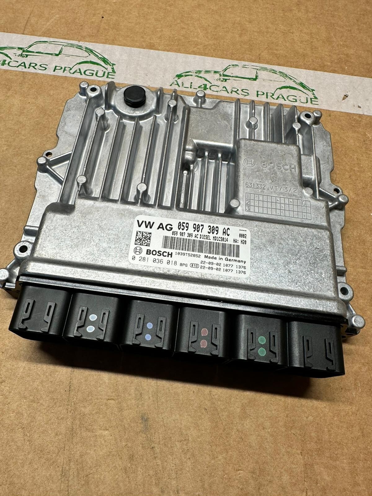 AUDI A8 MOTORSTEUERGERÄT 059907309AC 0281036018 ORIGINAL NEU!! - Obrázek 6