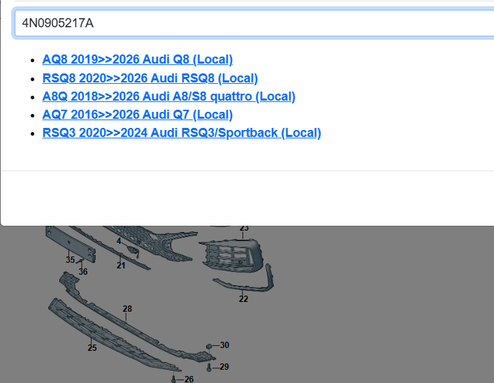 AUDI A8 Q7 SQ7 Q8 SQ8 RSQ3 RSQ8 SPORT ZÜNDTASTE START / STOP 4N0905217A NEU AUDI - Obrázek 7