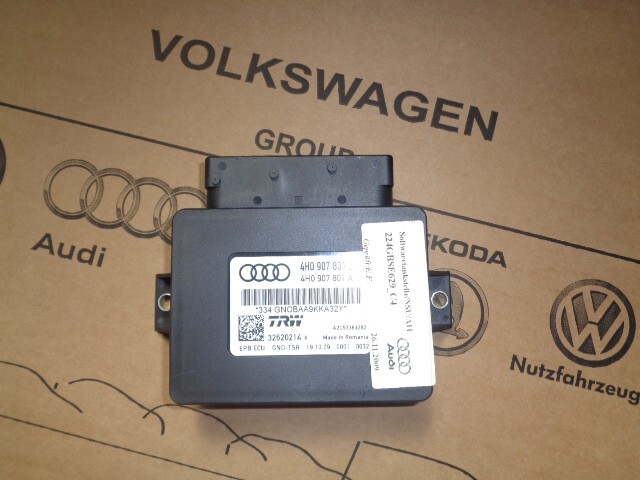 AUDI A8 STEUERGERÄT ELEKTROMECHANISCHE BREMSE 4H0907801B Fast Neu dem v Test Car - Obrázek 4