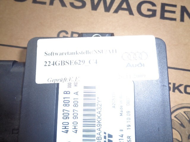 AUDI A8 STEUERGERÄT ELEKTROMECHANISCHE BREMSE 4H0907801B Fast Neu dem v Test Car - Obrázek 6