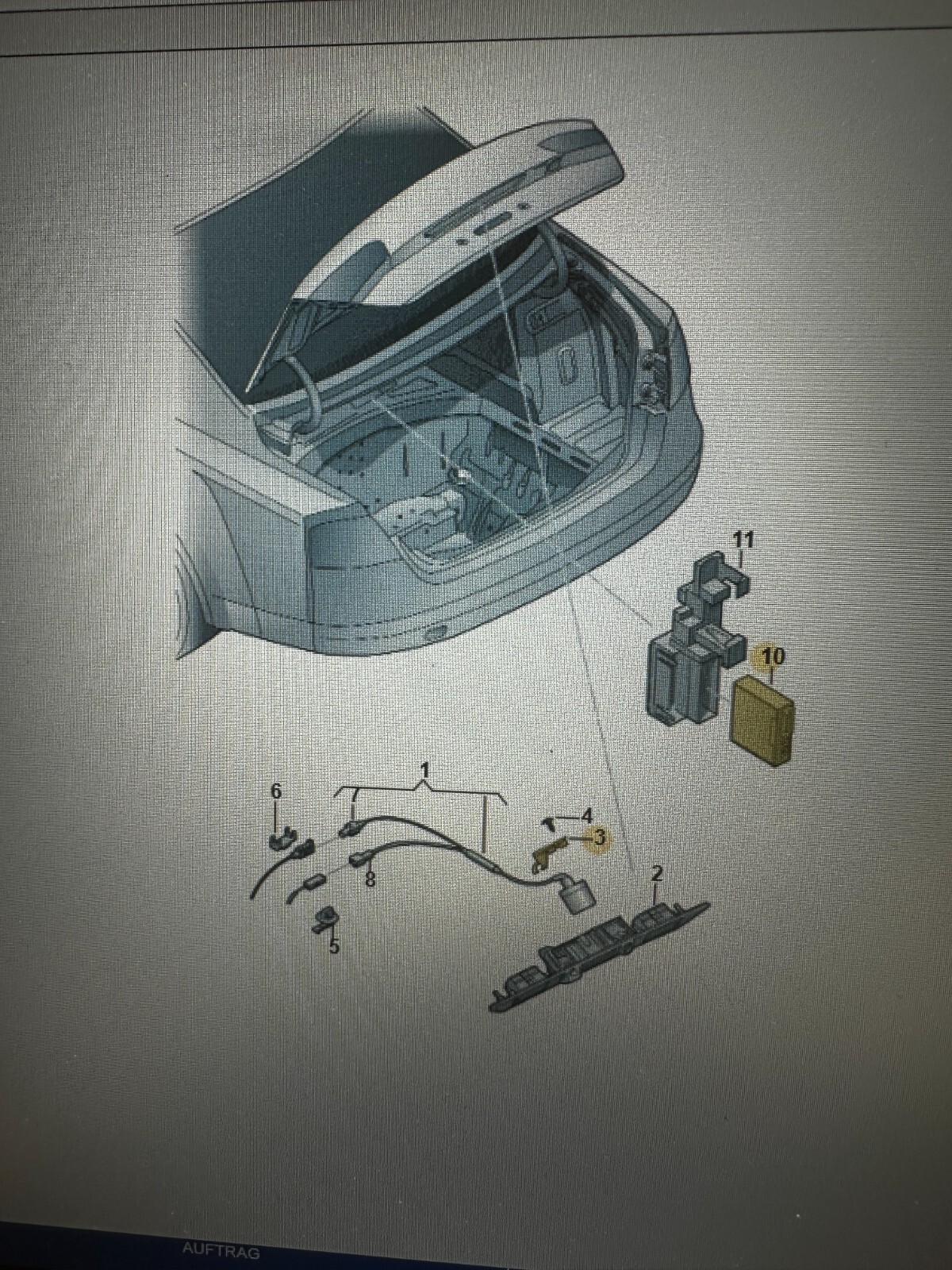 AUDI A8 STEUERGERÄT RÜCKFAHRKAMERASYSTEM 4H0907441-FAST NEU-DEMONTVOM TEST WAGEN - Obrázek 11
