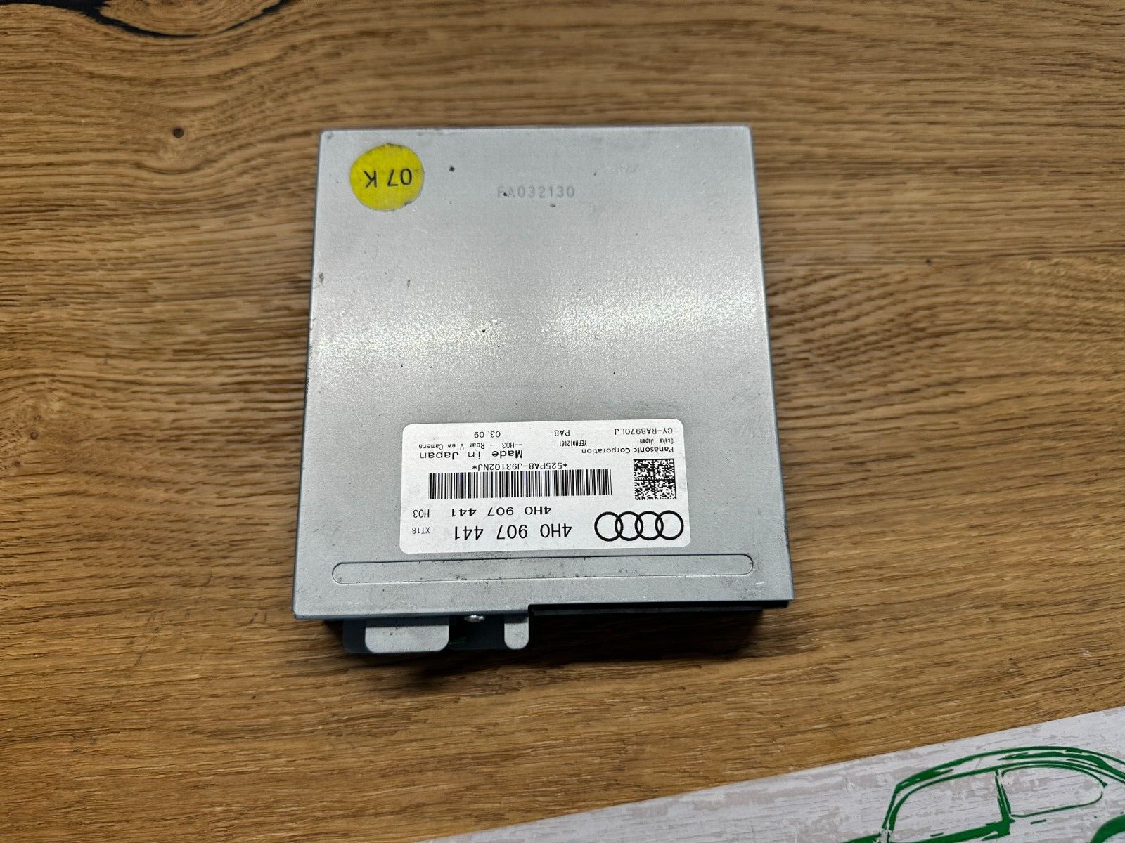 AUDI A8 STEUERGERÄT RÜCKFAHRKAMERASYSTEM 4H0907441-FAST NEU-DEMONTVOM TEST WAGEN - Obrázek 8