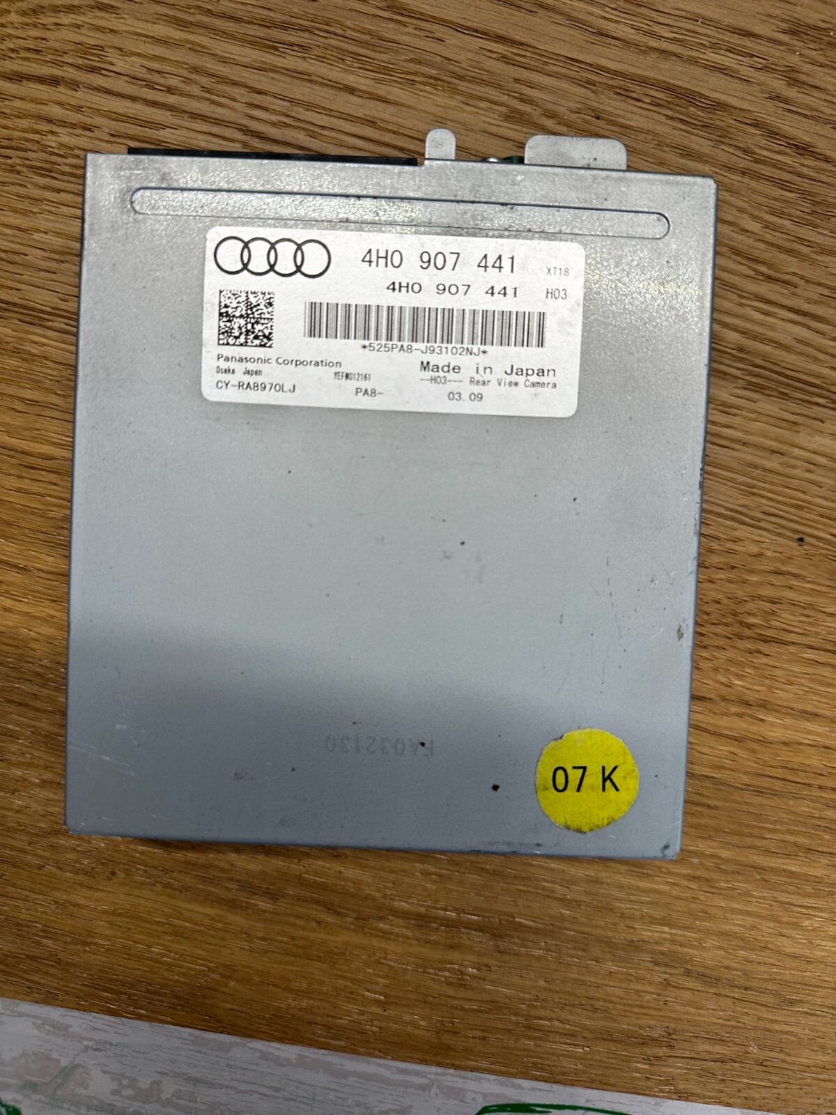 AUDI A8 STEUERGERÄT RÜCKFAHRKAMERASYSTEM 4H0907441-FAST NEU-DEMONTVOM TEST WAGEN - Obrázek 9