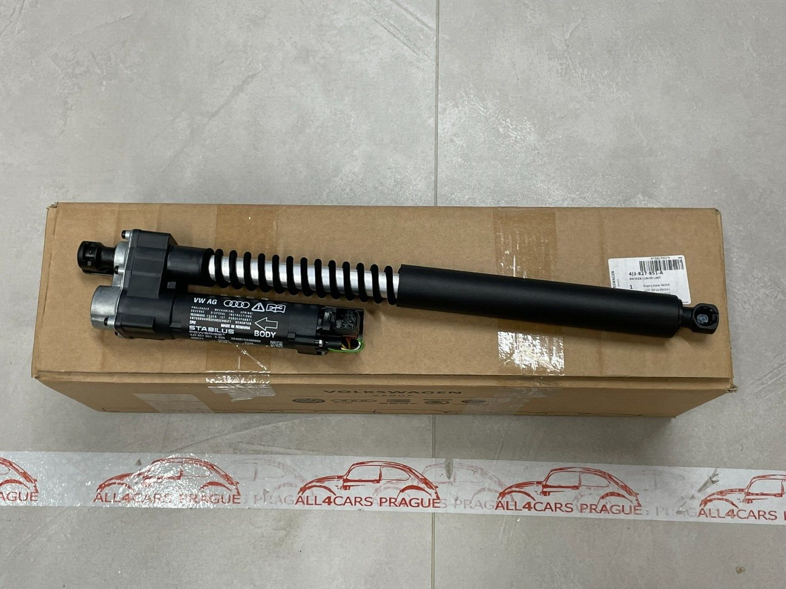 AUDI E-TRON GT EL. HECKKLAPPE GASDRUCKFEDER ANTRIEBSEINHEIT 4J3827851A ORIG.NEU! - Obrázek 3