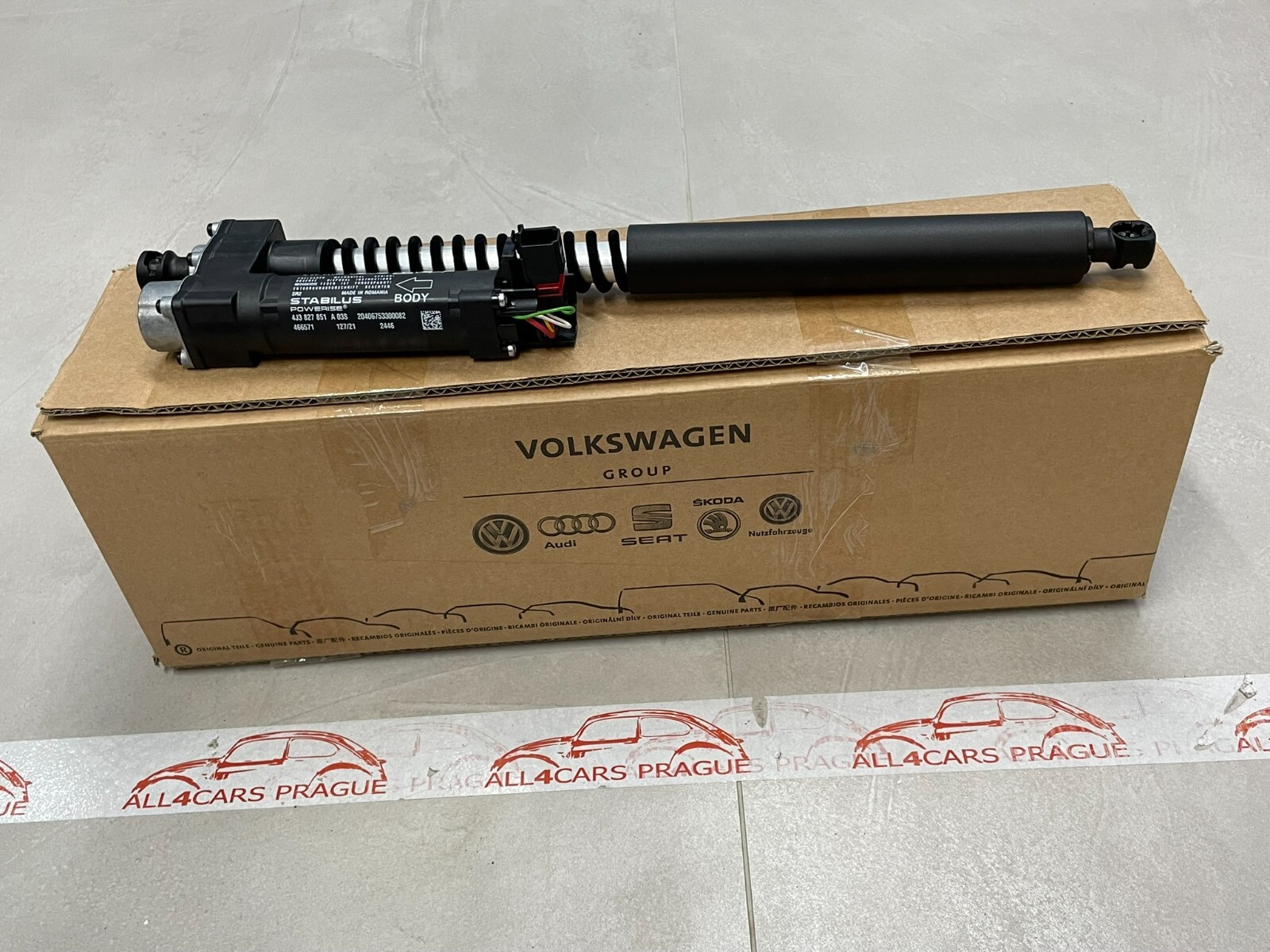 AUDI E-TRON GT EL. HECKKLAPPE GASDRUCKFEDER ANTRIEBSEINHEIT 4J3827851A ORIG.NEU! - Obrázek 8