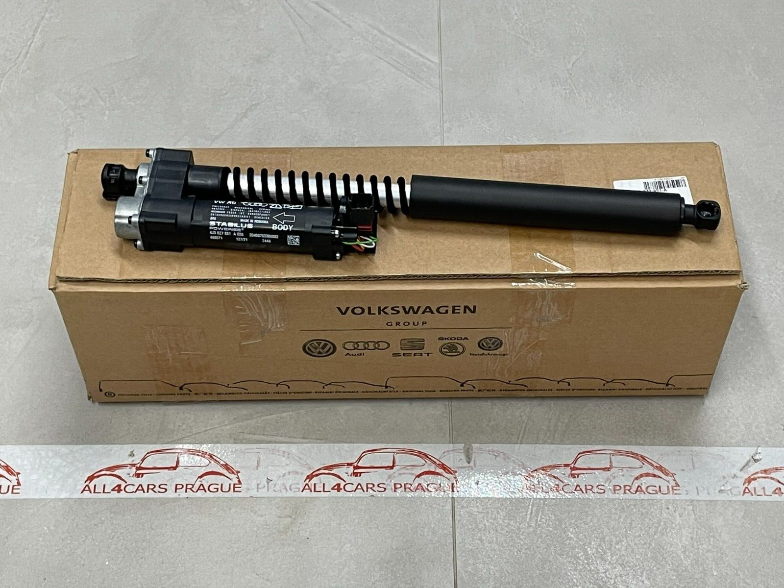 AUDI E-TRON GT EL. HECKKLAPPE GASDRUCKFEDER ANTRIEBSEINHEIT 4J3827851A ORIG.NEU!