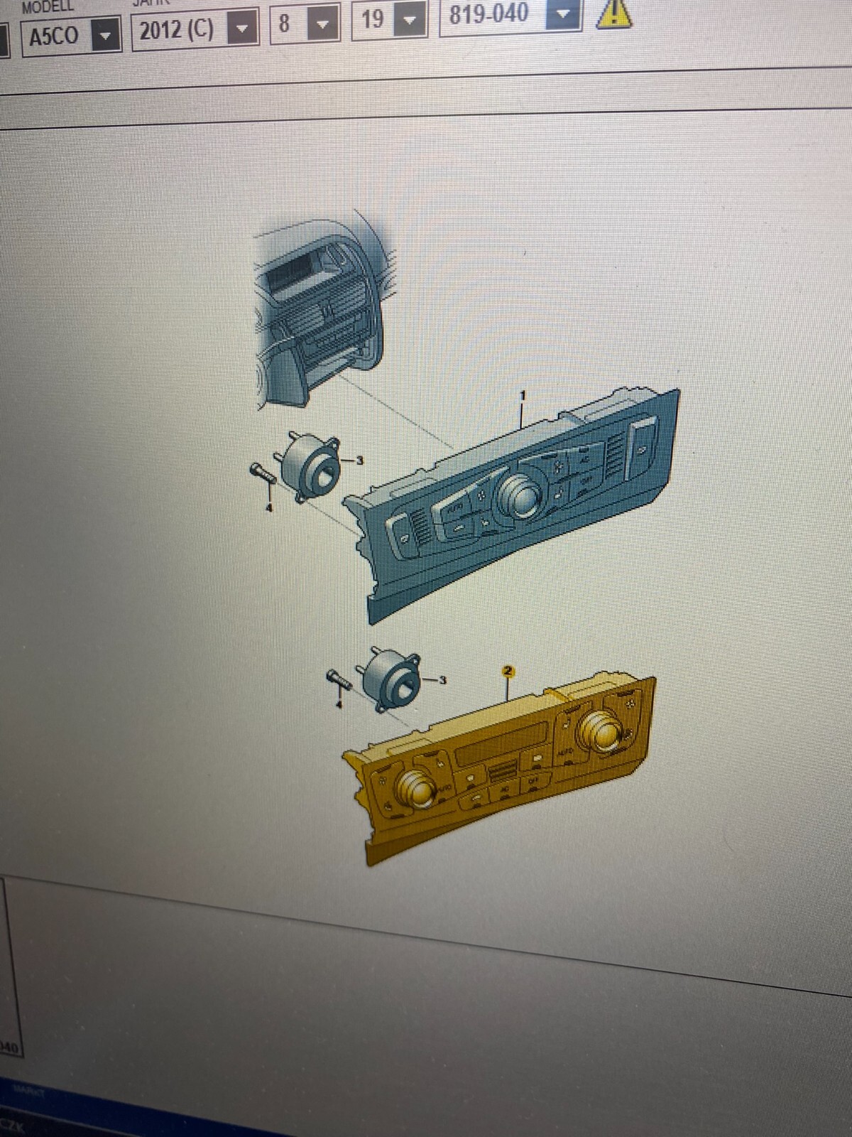 AUDI KLIMABEDIENTEIL A4 S4 A5 S5 Q5 KLIMABEDIENTEIL SITZBELÜFTUNG 8K1820043BC - Obrázek 16