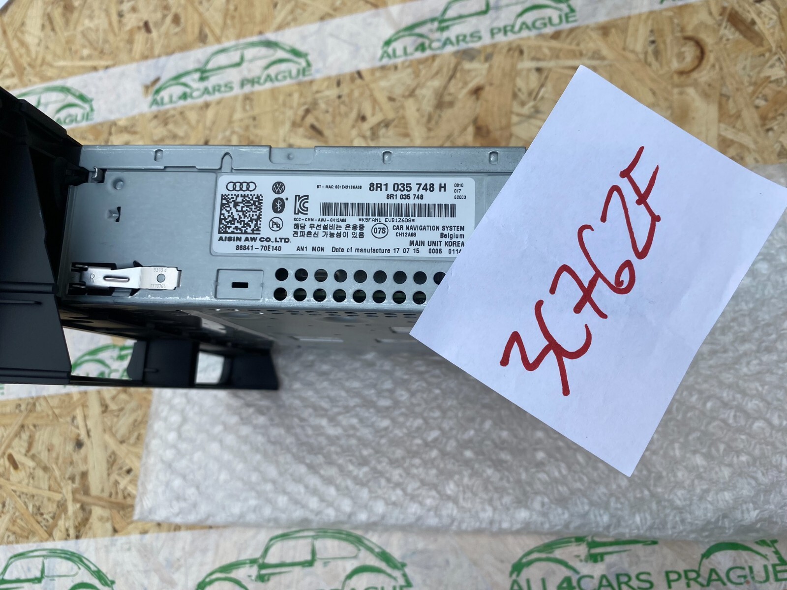 AUDI MMI 3G+ MAIN UNIT STEUERGERÄT RADIO HIGH MMI 3G+ AUDI A4 A5 Q5 8R1035748H - Obrázek 10